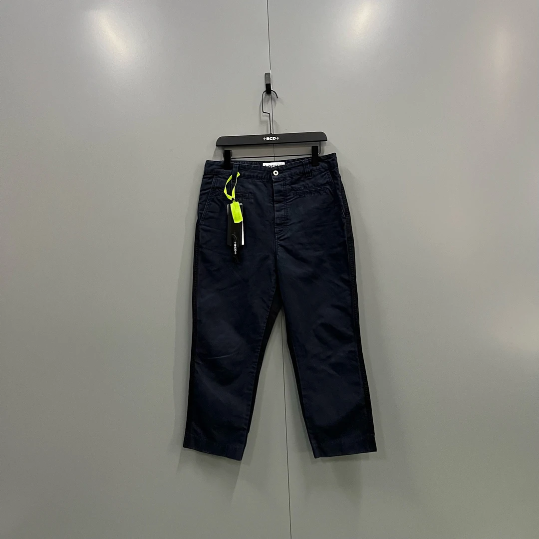 99新 LOEWE/罗意威 c64 藏青色直筒裤 46码/606980