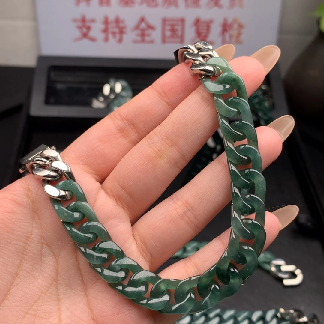 海***饰翡翠未镶嵌手链00002