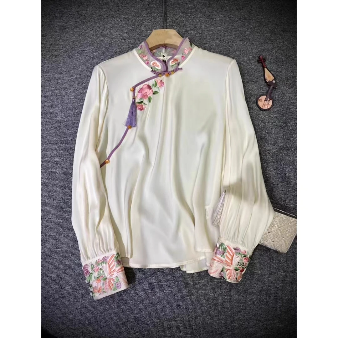 『时尚衬衫Y』复古设计感时尚气质百搭时尚衬衫6837