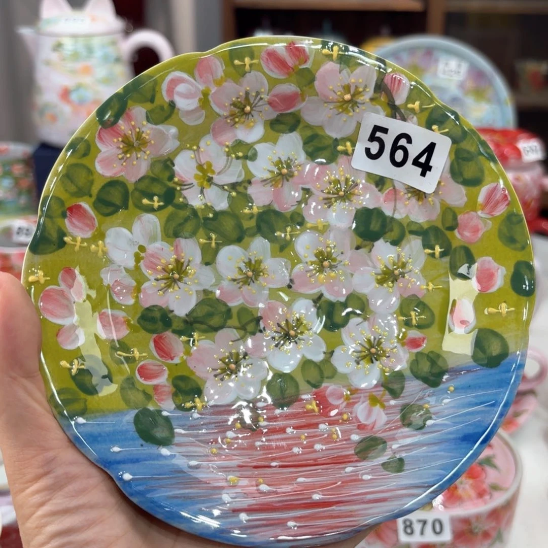 景德镇手绘高温釉下彩陶瓷茶具