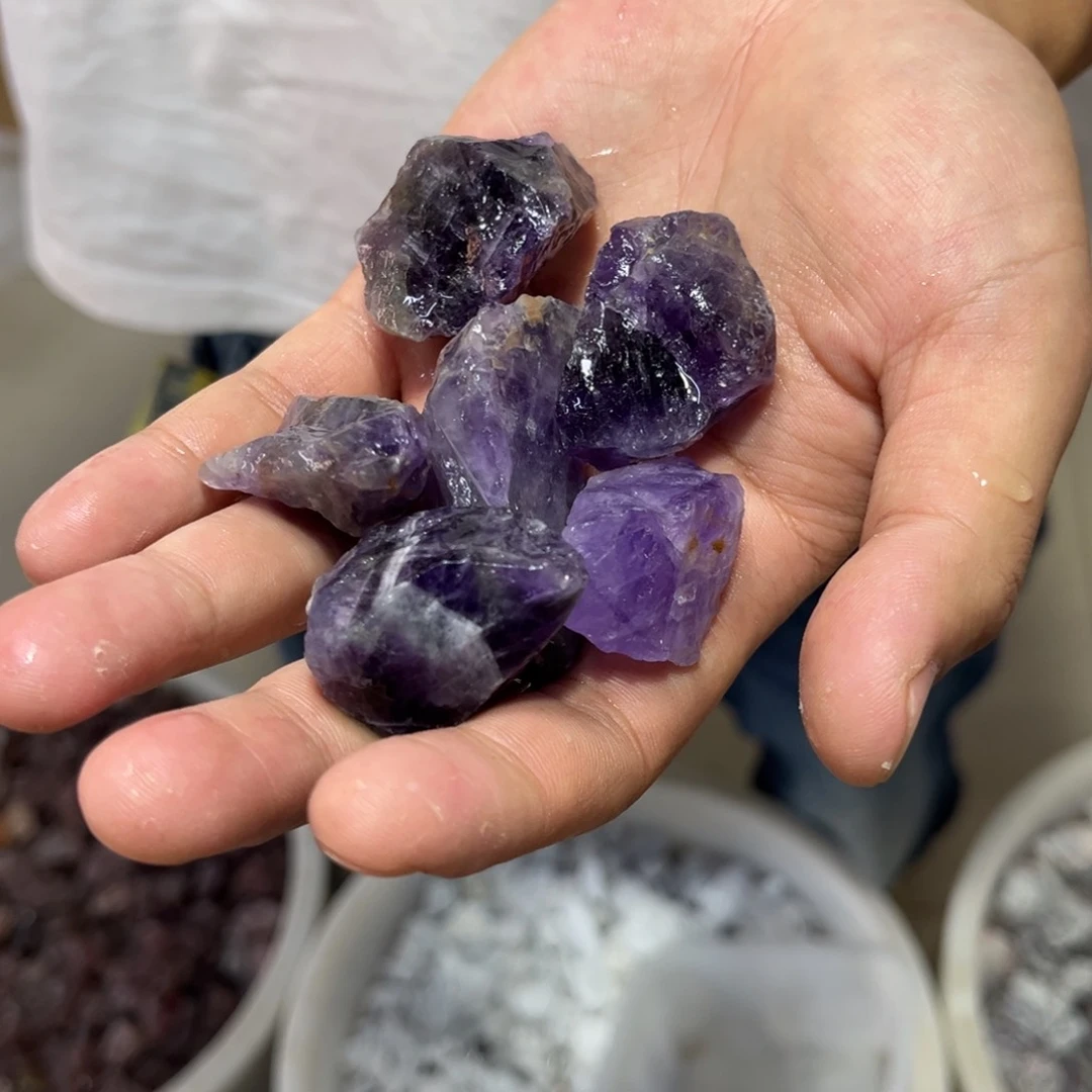 水晶珠宝半成品未镶嵌200克多样性发其一
