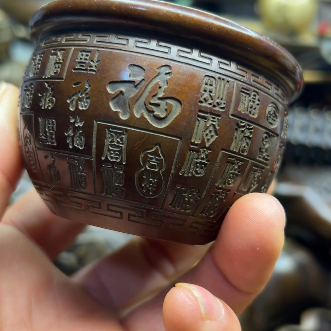 铜摆件欢迎欢迎你