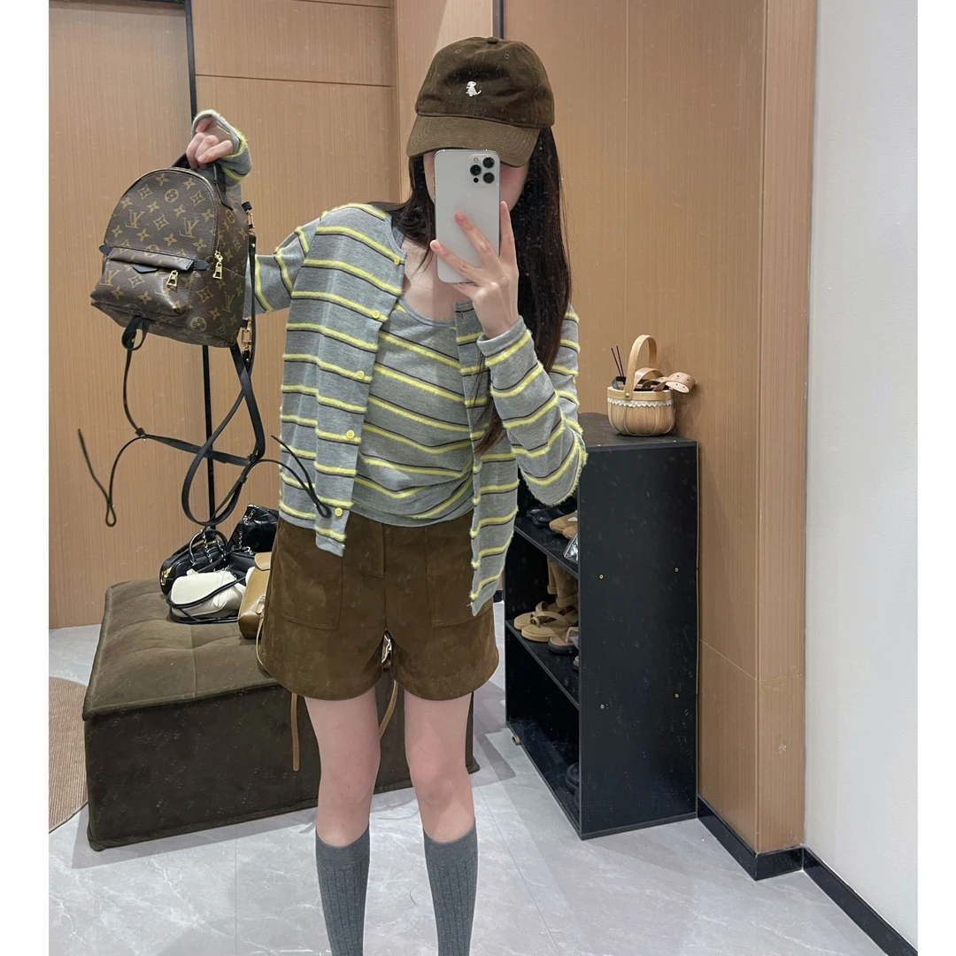 【慵懒艺术生】针织背心+开衫两件套气质薄款秋季高级休闲