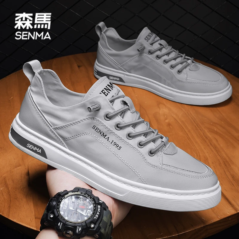 森马鞋子男夏季2025新款轻便防滑透气运动男士板鞋百搭休闲帆布鞋