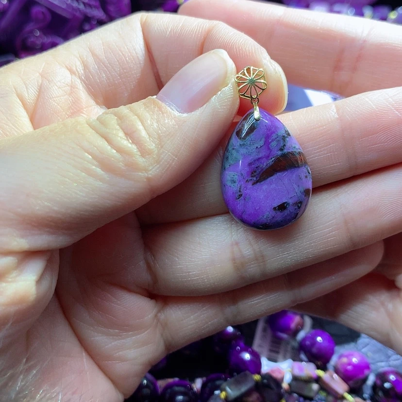 【闪购商品】苏纪石（舒俱来）18K金镶嵌吊坠