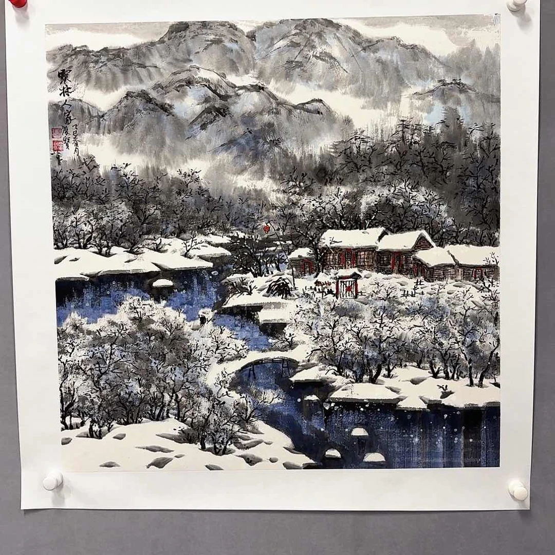 国画国画纯手绘作品请放心去藏