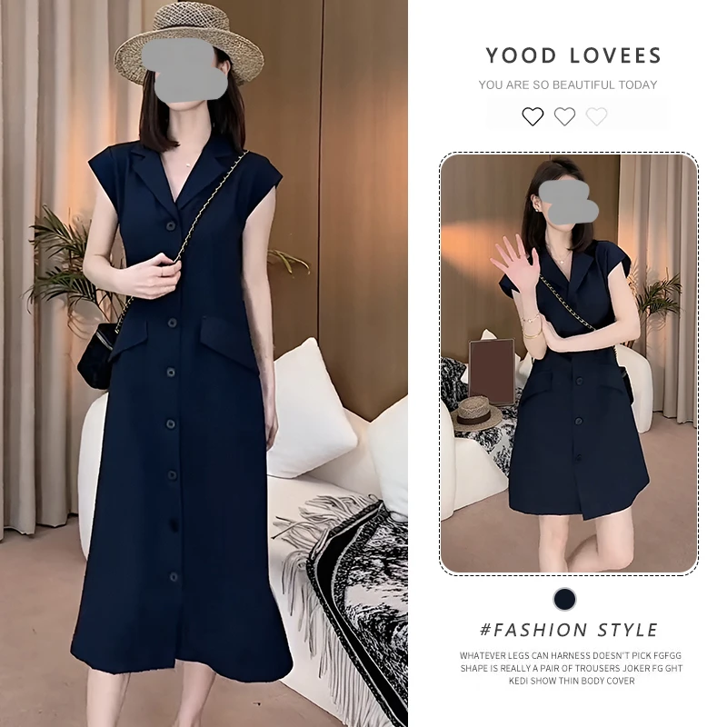 2025夏季新款高级感巨好看轻熟小众不撞款气质设计感小个子连衣裙