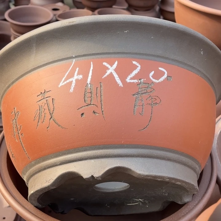 紫砂花盆100.2。 41-20。