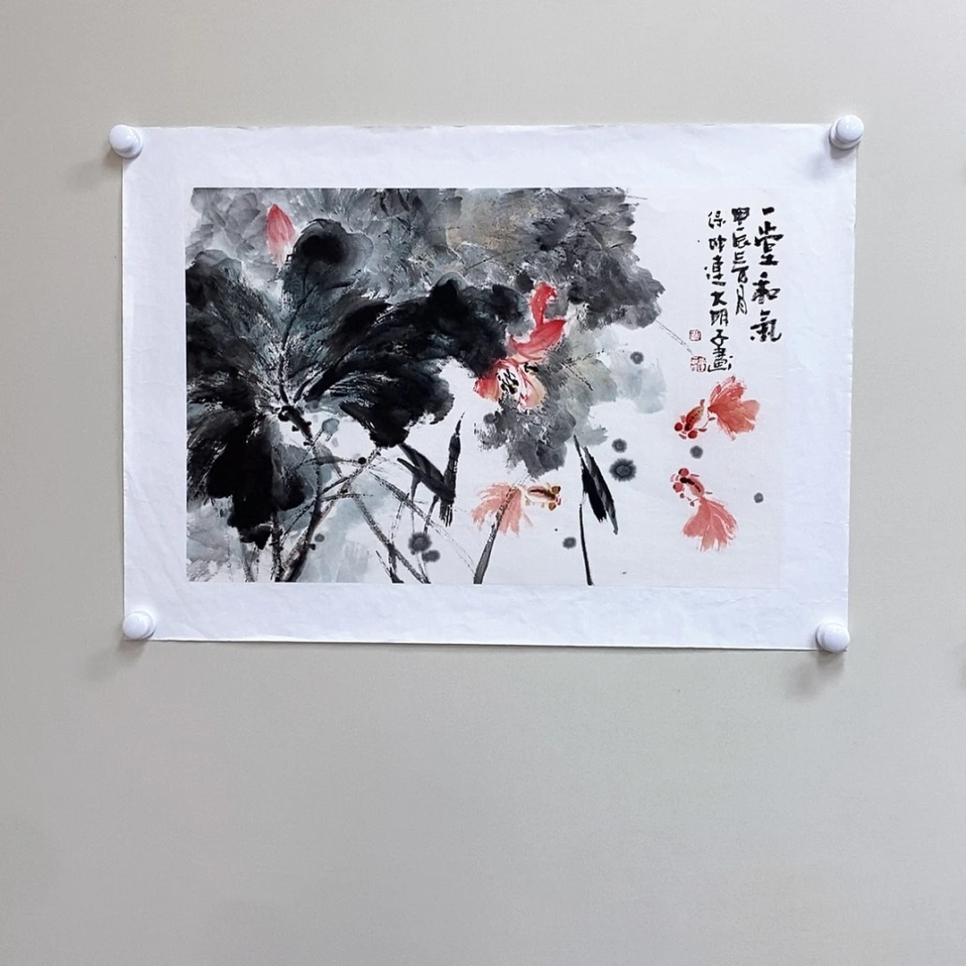 国画徐坤连四尺三开精品佳作