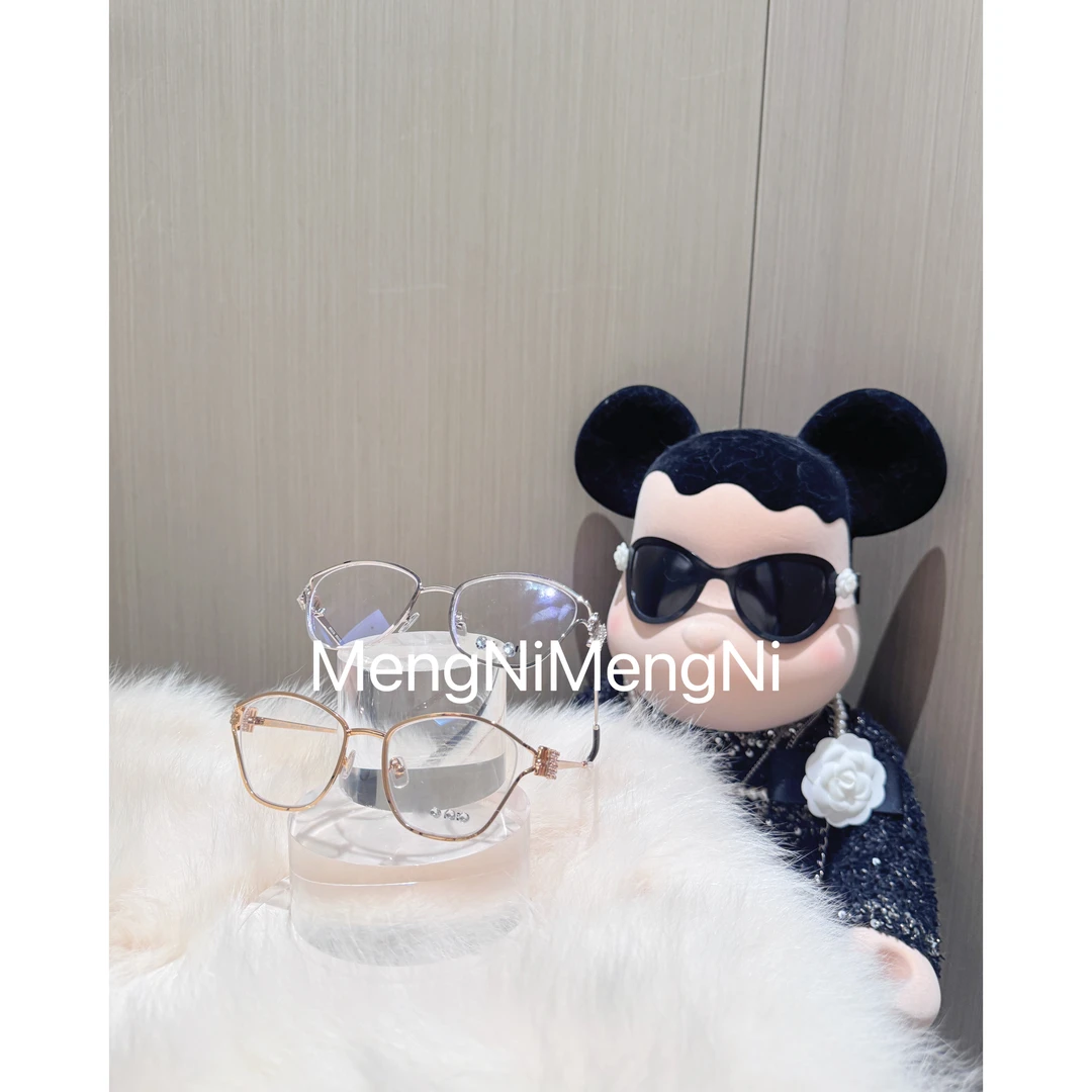 P1437 斯文金色眼镜男女同款