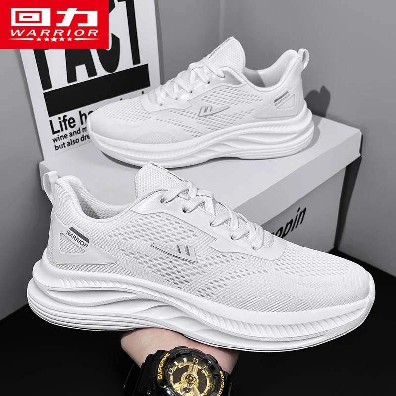 回力男鞋运动鞋2025春季百搭透气轻便软底网面鞋休闲跑步鞋子男款