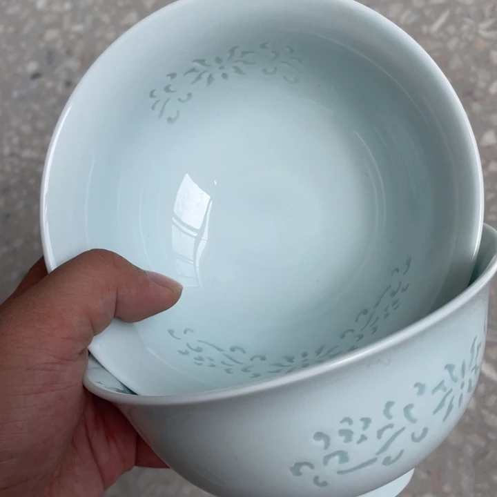 摆件景德镇高温细白瓷餐具