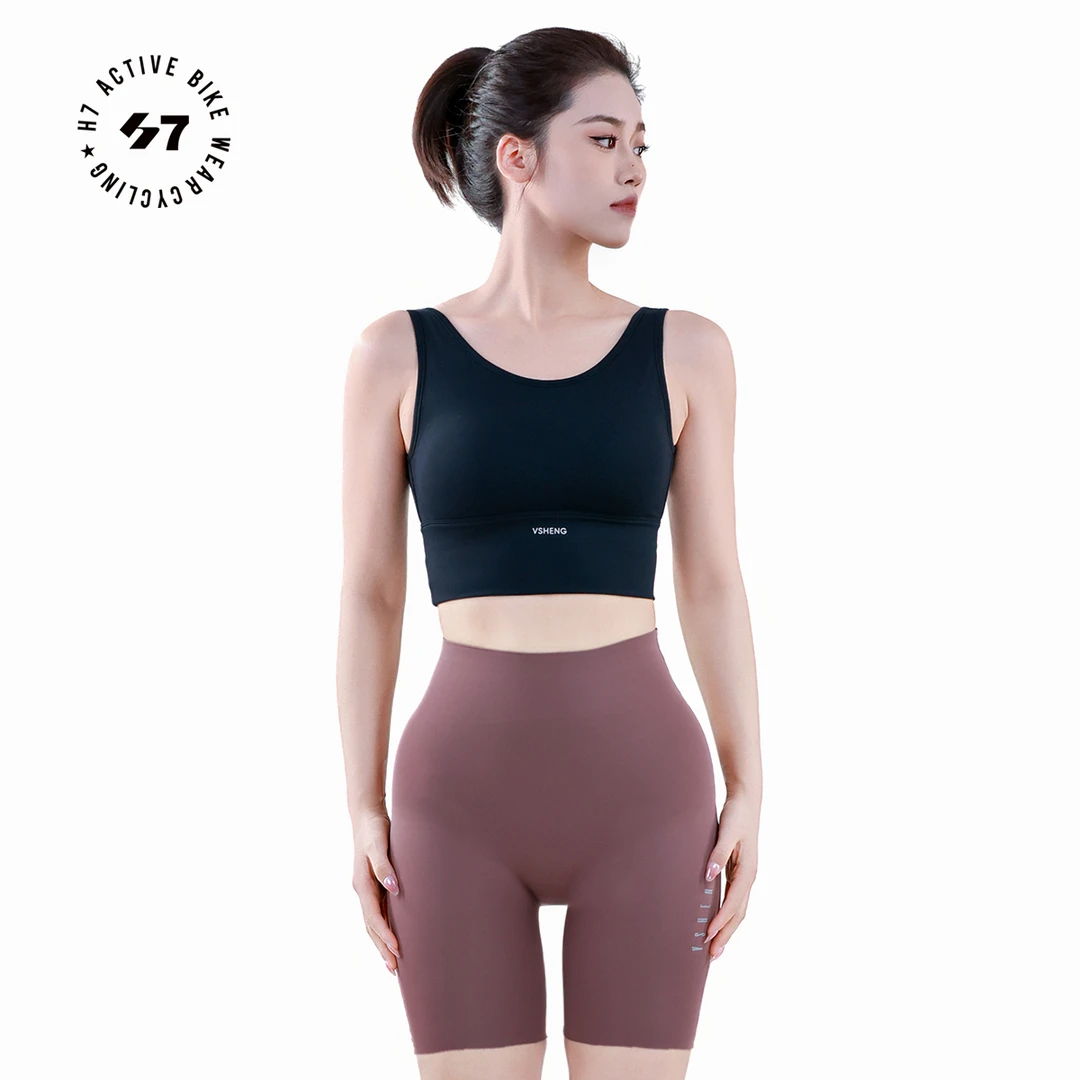 「25款新品-韶华女士」竞赛无痕隐藏式坐垫平腰骑行短裤120密度