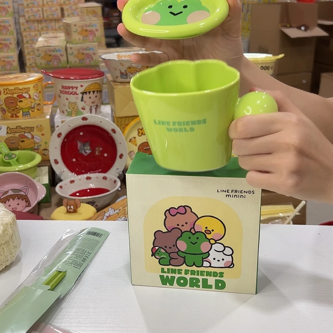 瓷 青蛙马克杯陶瓷头发