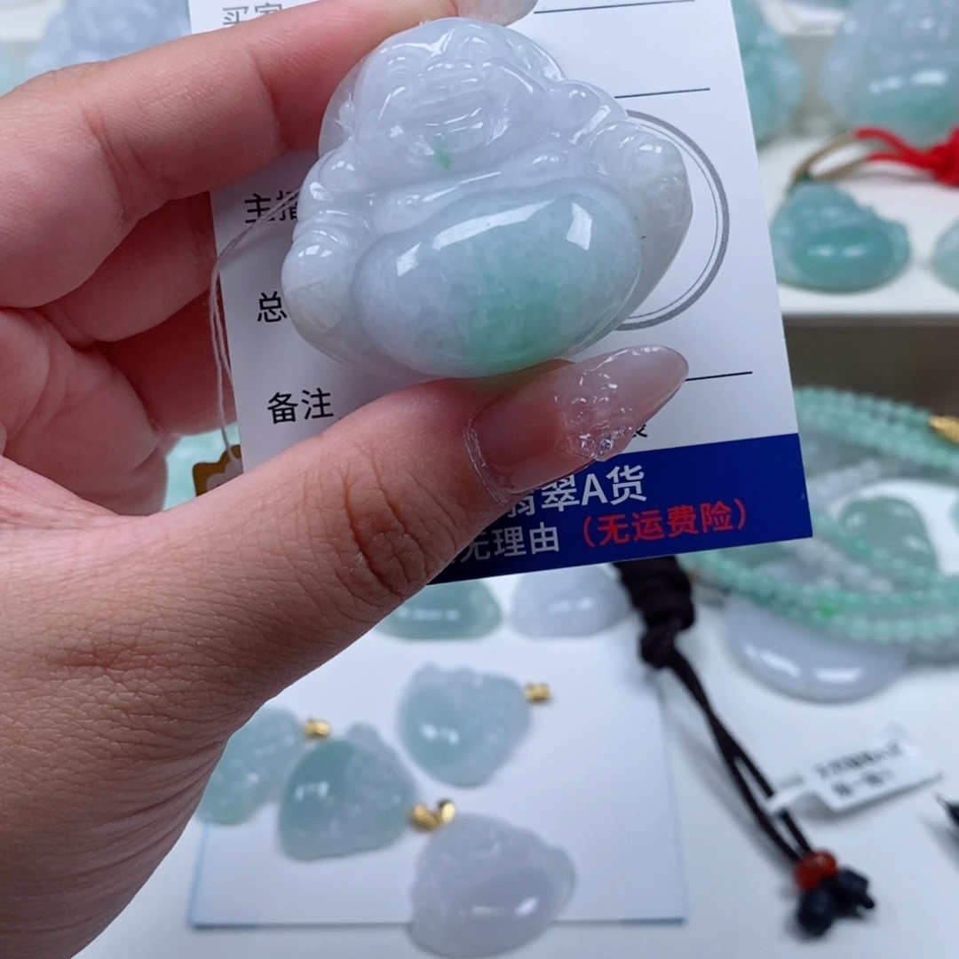 颈饰未镶嵌翡翠天然翡翠