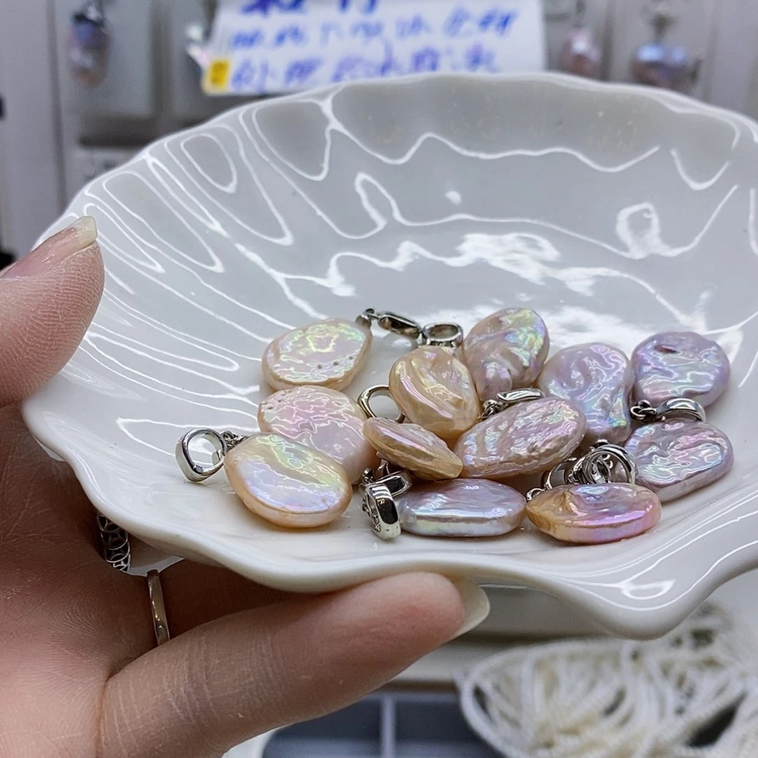 颈饰合金淡水珍珠