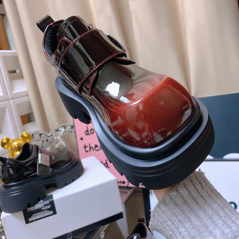 雅雅2025春季新款厚底女士乐福鞋263-3