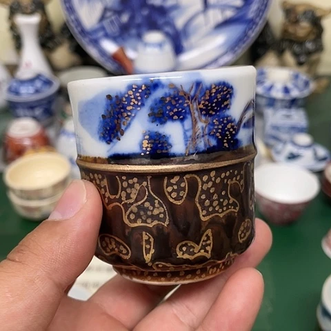 【闪购商品】碟浪**叔中古工艺品回流瓷器