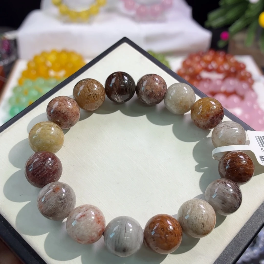 未镶嵌手串水晶千层四季幽灵13+