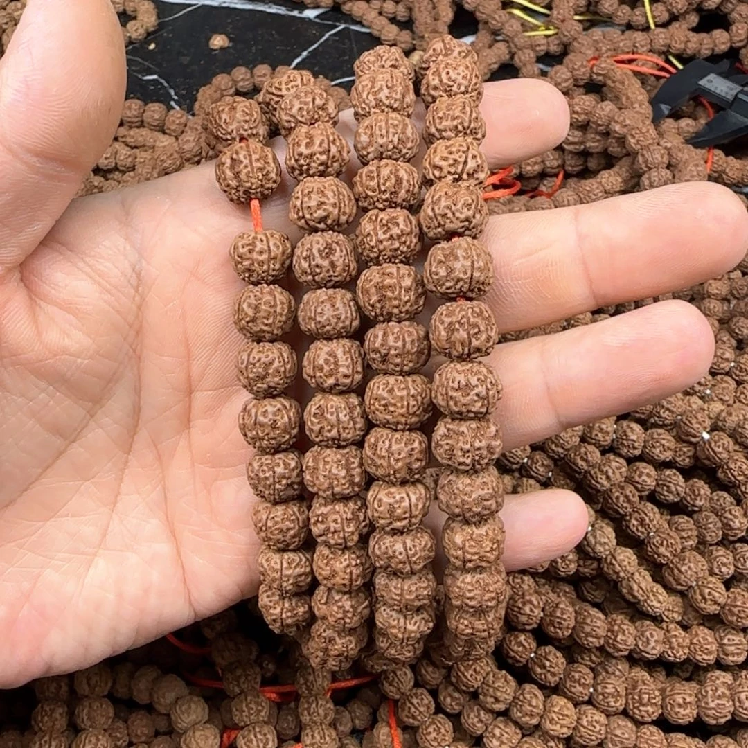 灵***草吊坠金刚菩提平细11+两条