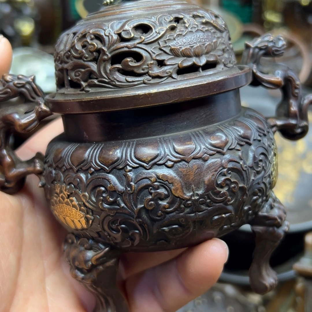 铜摆件欢迎欢迎你