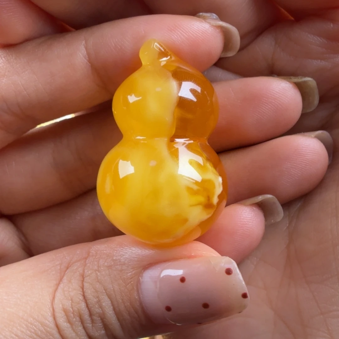 琥珀未镶嵌颈饰纯天然琥珀蜜蜡无优化