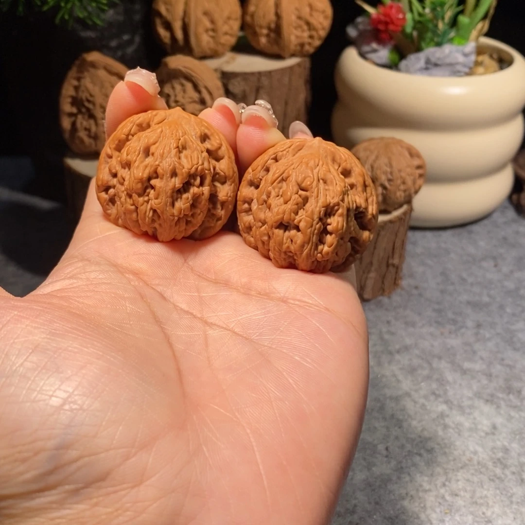 核桃把件全品37虎头