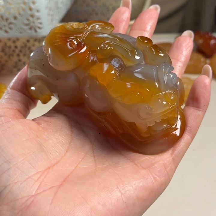 玛瑙/玉髓未镶嵌吊坠(不含链)