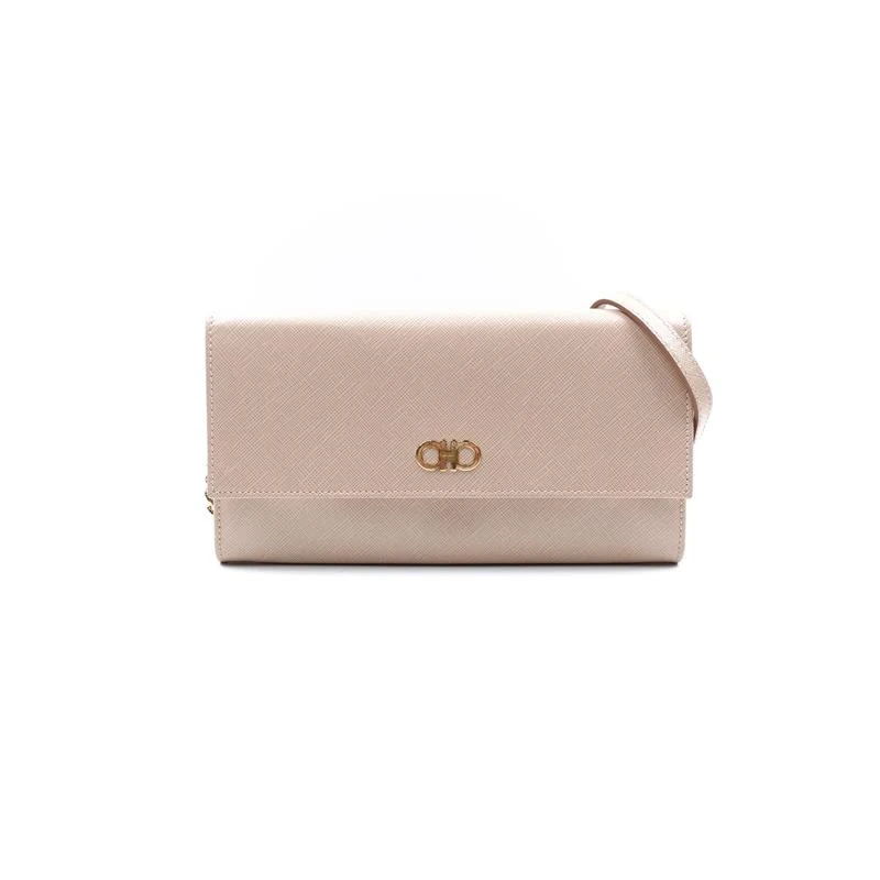 95新 FERRAGAMO/菲拉格慕 粉色 单肩包/H_ZY0000422206