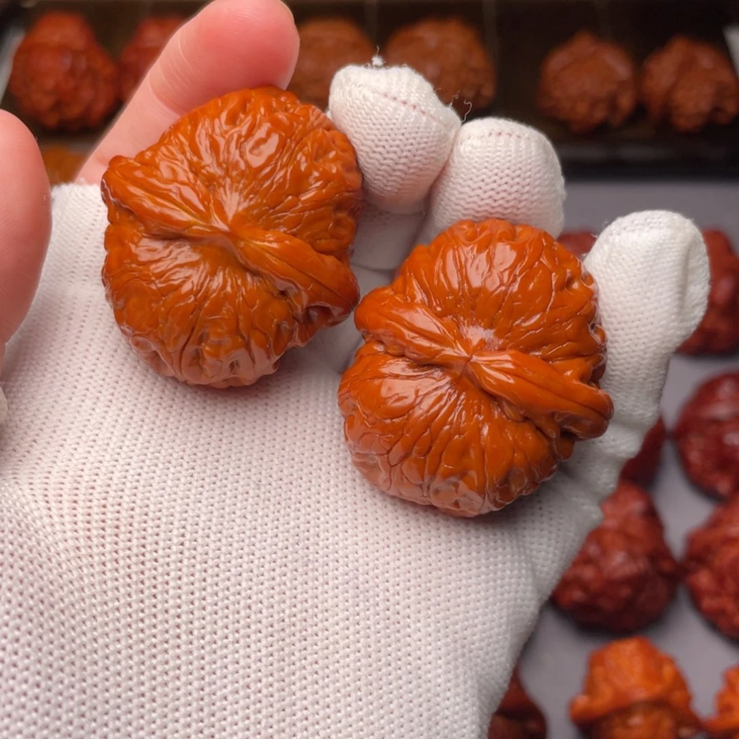 文玩核桃把件建*元宝40