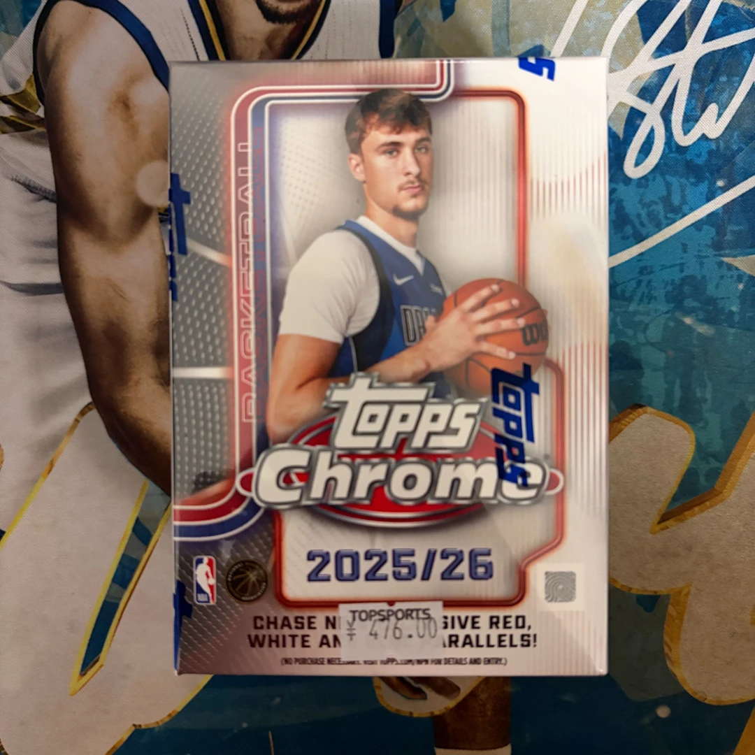 25-26 Topps chrome 手雷盒 球星卡 盲盒【拆包拆盒】