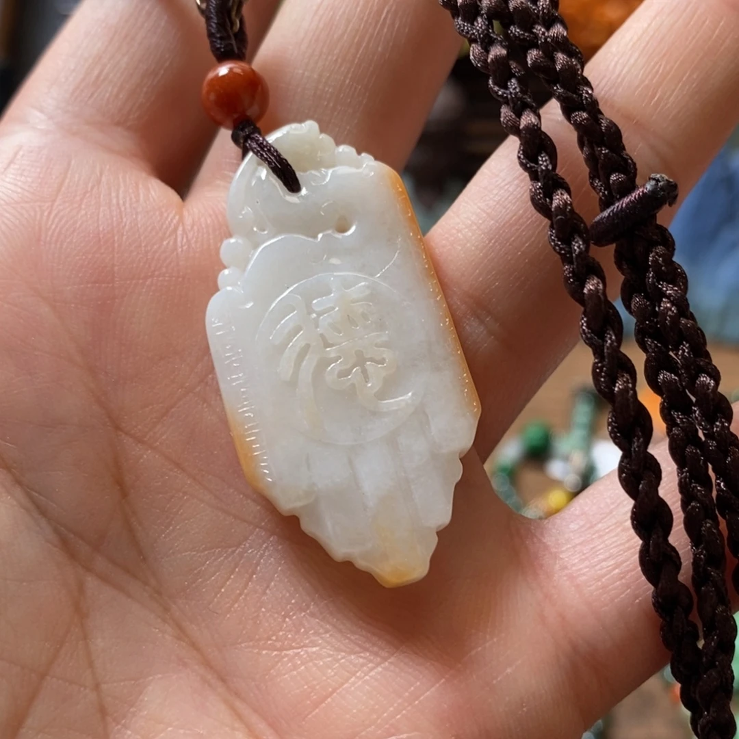 颈饰未镶嵌翡翠复古国风