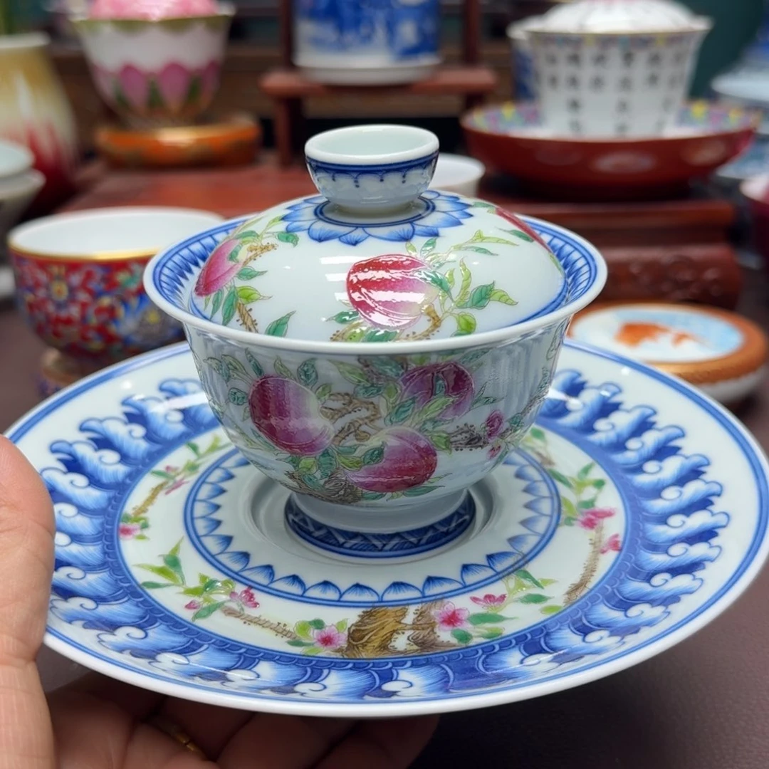 瓷片景德镇仿古手工制作精品展示