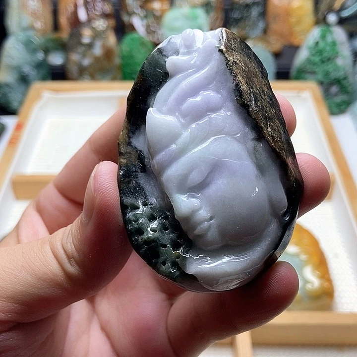 颈饰未镶嵌翡翠翡翠a货
