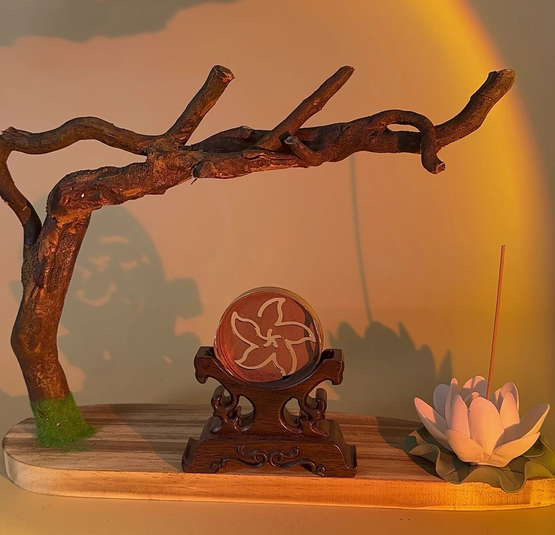 红铜色5.8cm 双耳系列 香篆香印香道用品工具 印香篆