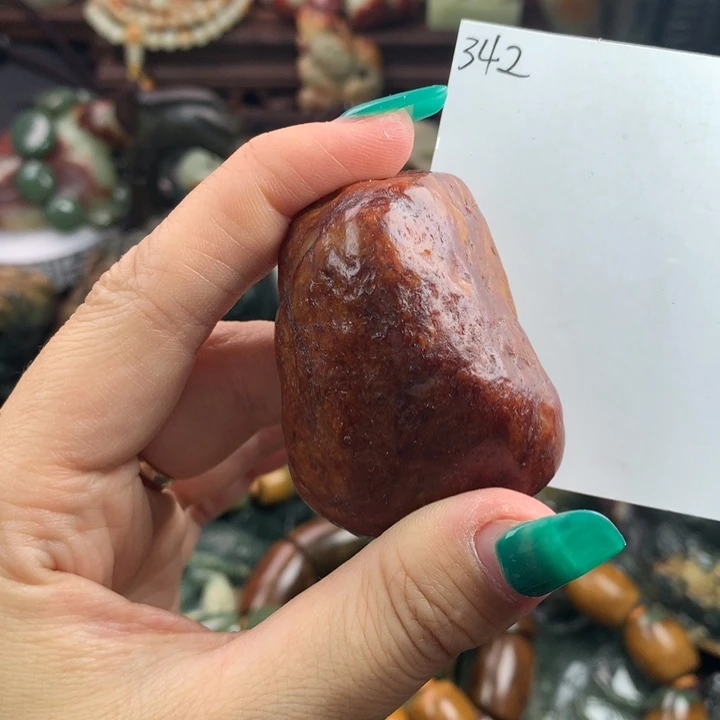 岫岩河磨玉（透闪石质玉）手把未镶嵌