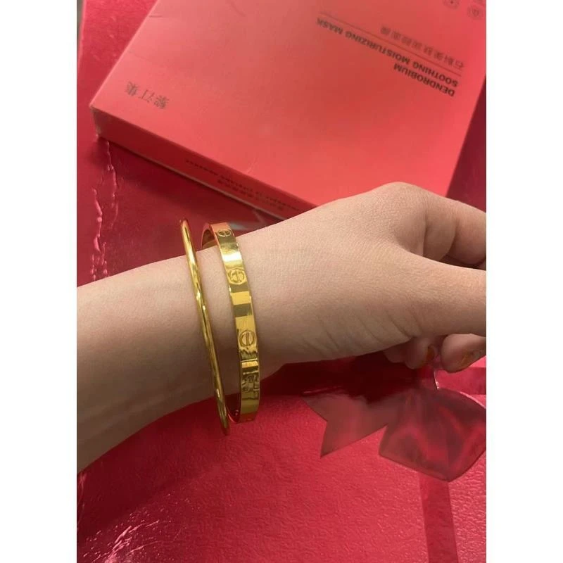 铁合金手镯 手镯时尚百搭窄版