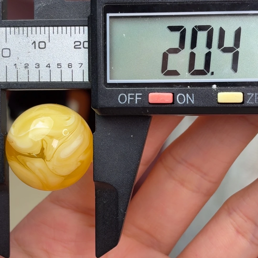 蜜蜡未镶嵌吊坠(不含链)溶洞妖孽单珠