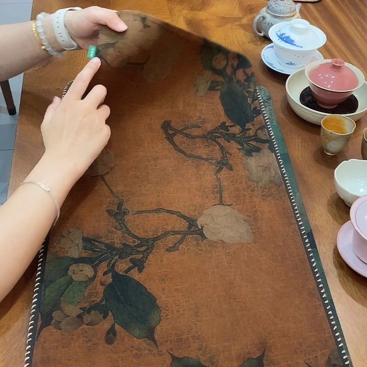 6533木棉花双面香云纱