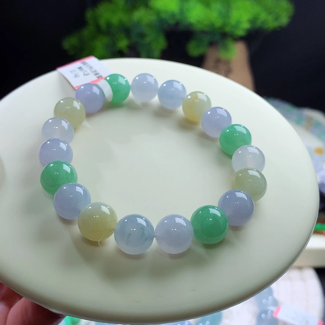 未镶嵌手串翡翠卡10mm