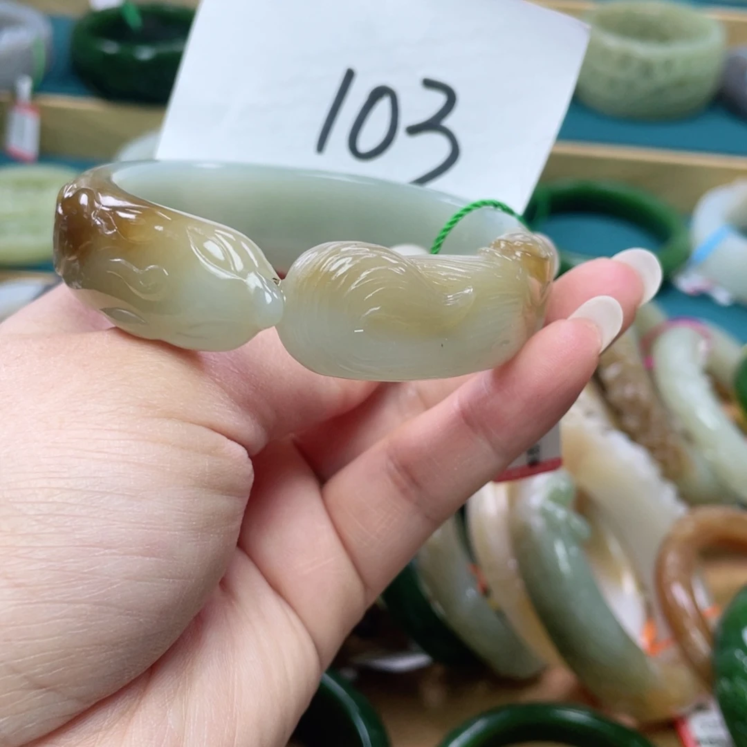 未镶嵌手镯和田玉圈口59