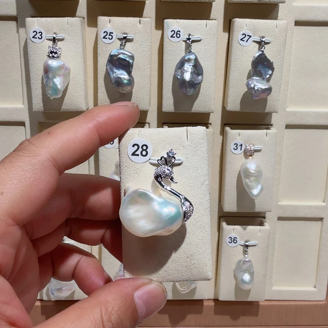 淡水珍珠未镶嵌吊坠(不含链)