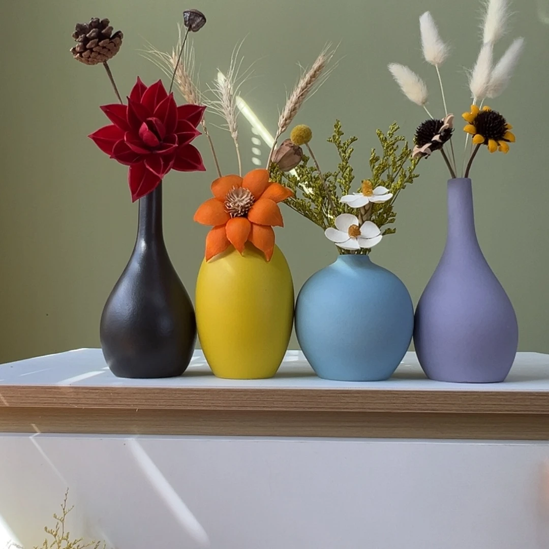 摆件花瓶带花高度20-30厘米左右