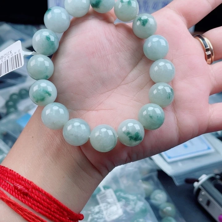 未镶嵌定制翡翠珠串