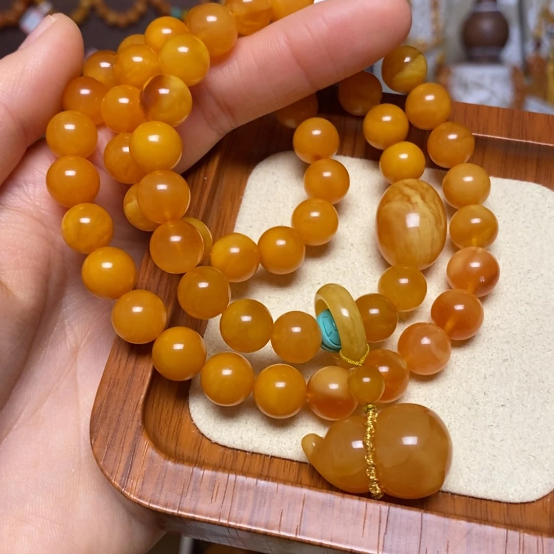 【闪购商品】蜜蜡颈饰未镶嵌项链