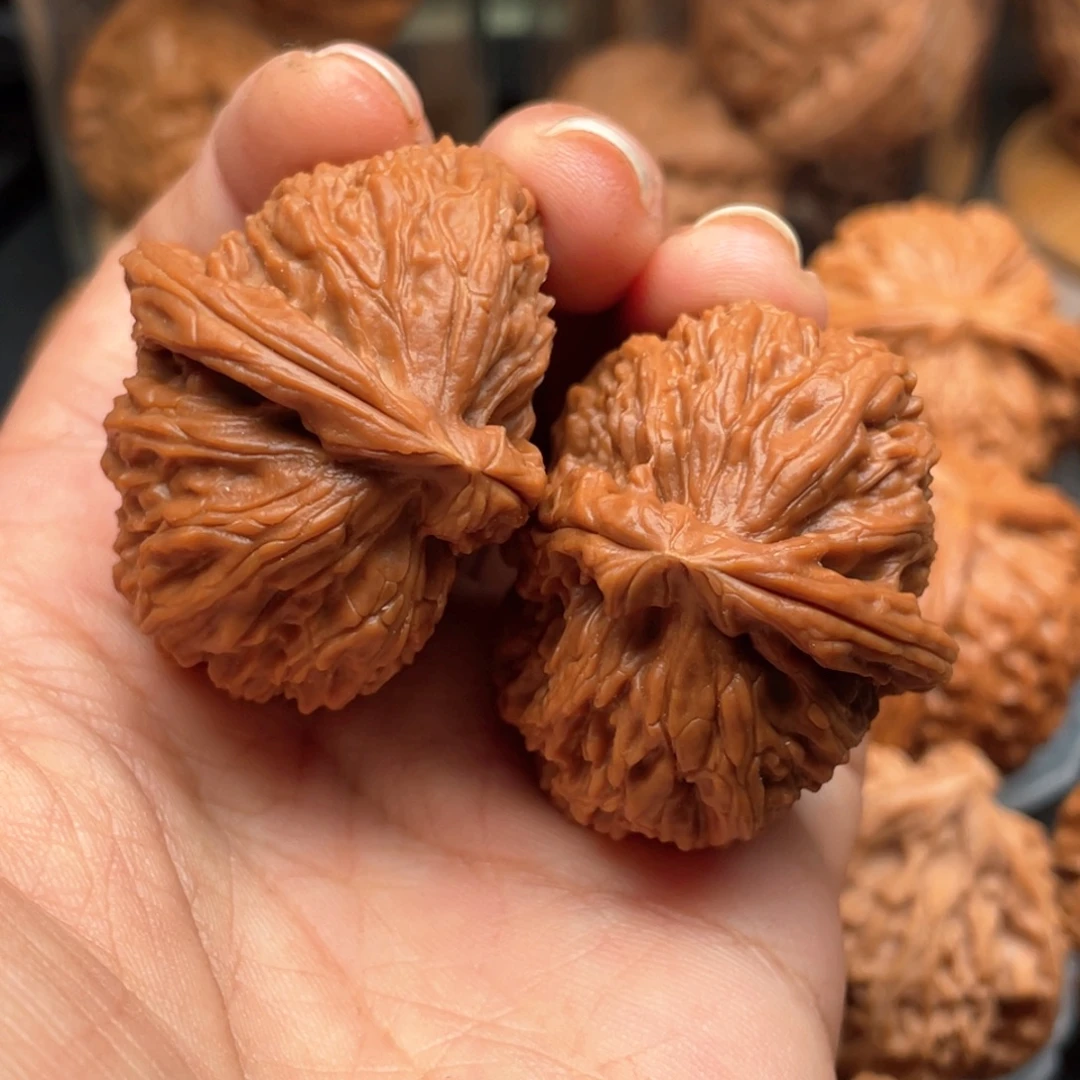 猴头核桃吊坠白狮子半壁江山