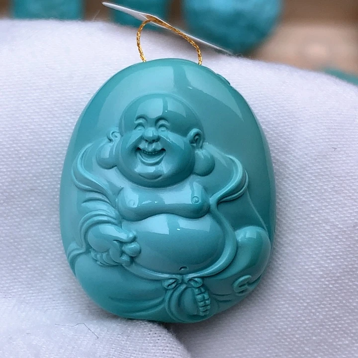 绿松石合金车挂原矿绿松石