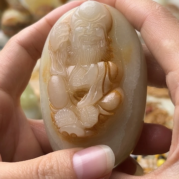 石材古青石不退换寿星