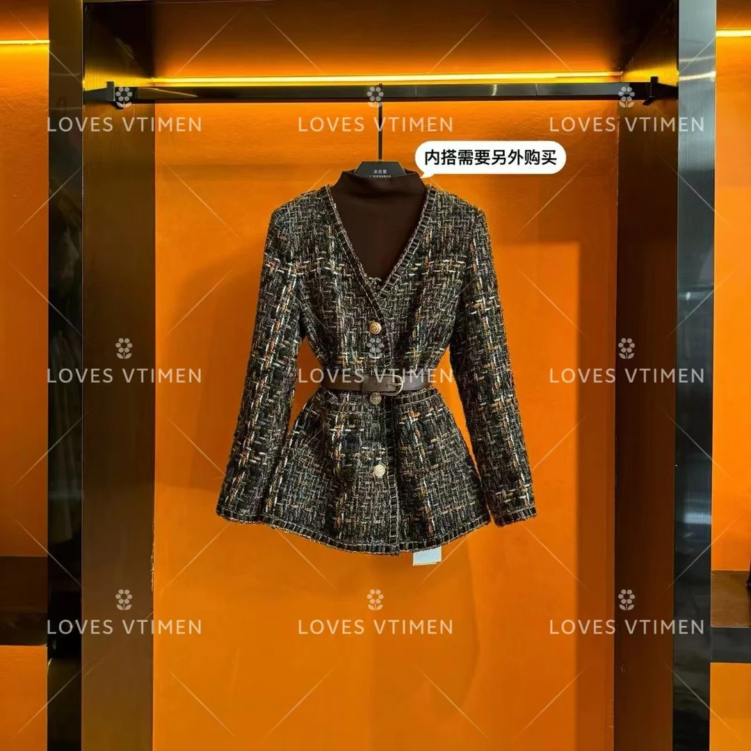 【宠粉价】秋冬新款设计师款法式高级感时尚气质外套LOVES-A351