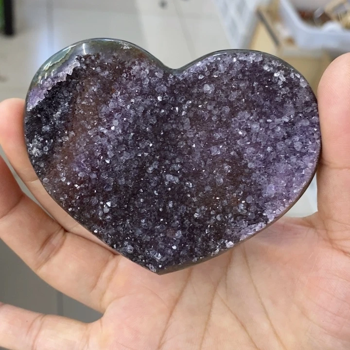 珠宝半成品紫晶未镶嵌